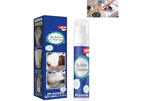 ALELYER Foaming Heavy Oil Stain Cleaner,Puissant Nettoyant en Mousse Anti-Taches,Bubble Cleaner Foam,All Purpose Bubble Cleaner Foam Spray,Nettoie et Dégraisse Cuisine,Nettoyant à Bulles de Cuisine,100ML