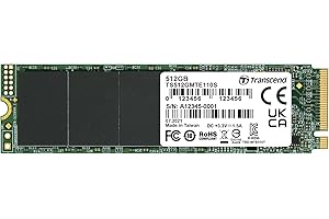 Transcend SSD interne MTE110S NVMe PCIe Gen3 x4 M.2 2280 512GB 3D TLC NAND - TS512GMTE110S