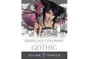 Gothic - Grayscale Edition Coloring Book: 6 (Grayscale Coloring Books by Selina)