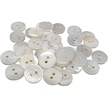 Boutons En Bois D'olivier Réversibles - 2 Trous - 10mm - Fabriqué En Espagne (Lot De 50)