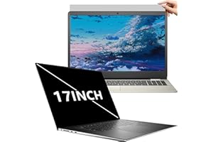 DABERNUR Laptop Sichtschutz Displayschutzfolie Kompatibel mit 17,3 Zoll, Abnehmbarer 16:9 Seitenverhältnis Laptop Sichtschutzfilter, Anti Spy/Einfache Installation/Blendschutz/Blockieren blaues Licht
