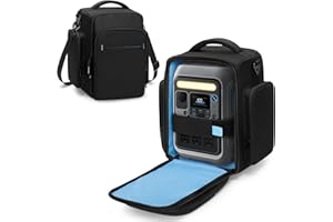 Trunab Tasche Kompatibel mit Anker SOLIX C300 Portable Power Station, Outdoor-Solargenerator-Tasche mit vielen Fächern für Camping, Reisen und Notfälle