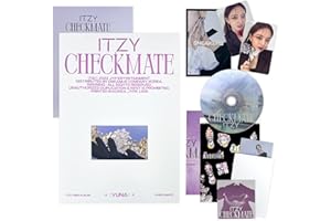JYP ENT. ITZY - [CHECKMATE](Standard EDITION - YUNA Ver.) Photobook + Photocard + CD-R + Mini Folding Poster + Lyric Paper + Sticker + Postcard Set + Special Card + Poster + 2 badge + 4 extra Photocards