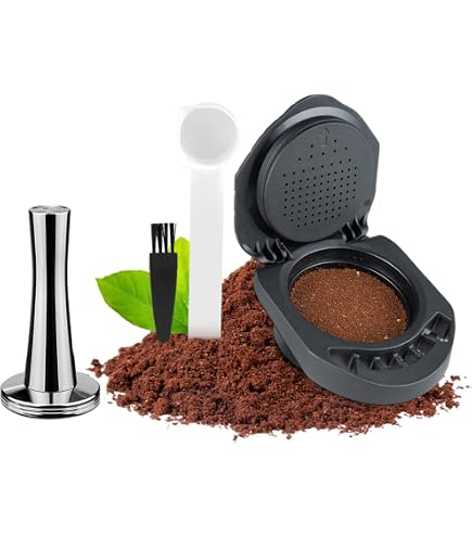 Capsule Rechargeable Pour Dolce Gusto - Adaptateur Réutilisable Compatible Piccolo, Genio, Mini Me - Noir (PA66 Alimentaire)