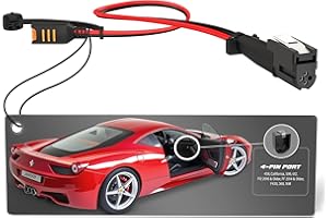 JUICE MY RIDE JMR Adapter for Ferrari 458 California F12 FF 599 612 F430 360 Compatible with CTEK (4-Pin Port, No Indicator)