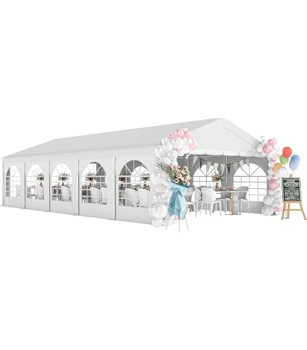 5x12 mTendone per feste PREMIUM PVC bianco 100% impermeabile...Tendone per feste 5x12 m PVC bianco 100% impermeabile Gazebo da...5x12m tendone per feste, PVC 800, telaio perimetrale, ignifugo