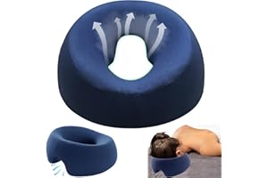 TZEKING Reposacabezas de Masaje para Cama,Almohada de Masaje Boca Abajo,Almohada De Masaje Facial,cojín de relajación Facial,reposacabezas de Cama de Masaje,Almohada Propensa A Masaje,para SPA,Salón