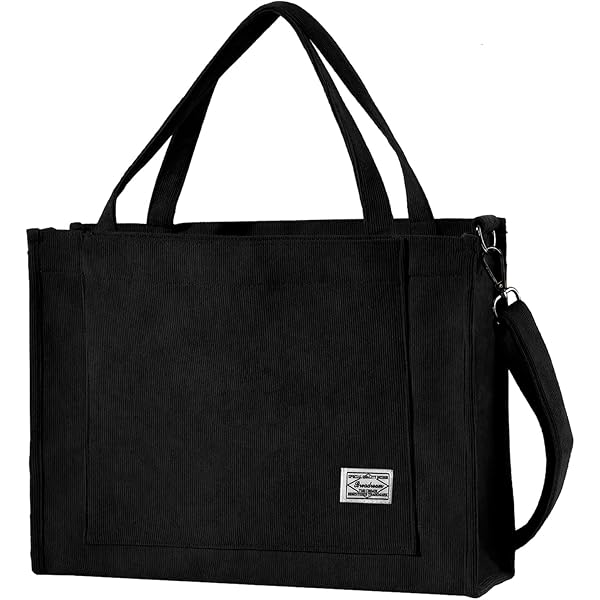 VASCHY Borsa Donna Elegante - Tote Bag a Tracolla per Università, Shopping, Mare, Viaggio, Lavoro, Ufficio, Scuola - 5.5L Capacità Grigio