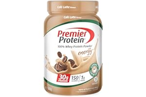 Premier Protein - Whey 100% Protein Powder - Café Latte - 680g