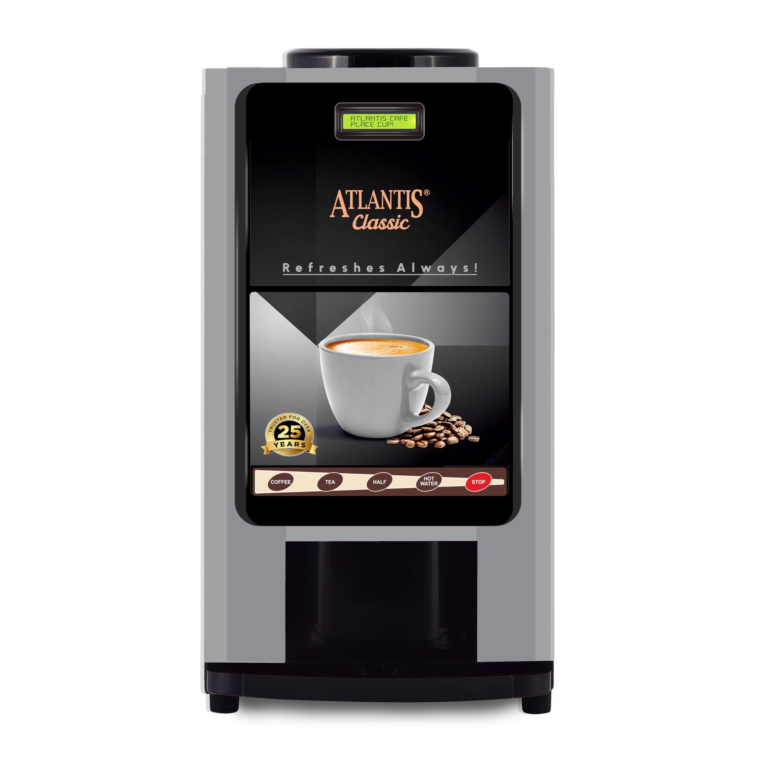 ATLANTIS Cafe Classic 2 Lanes Tea Coffee Machine Review