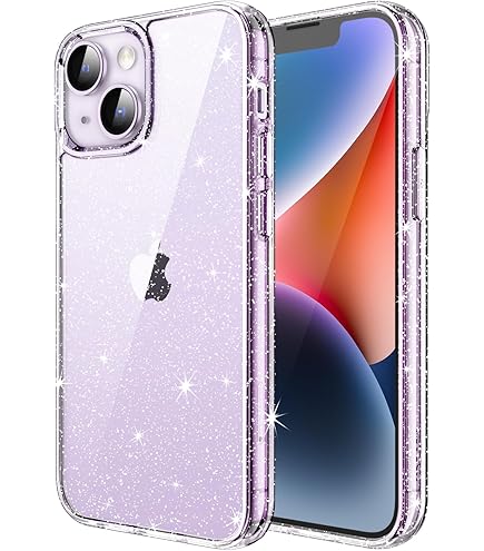 Custodia ibrida con glitter scintillanti per iPhone 17 Pro