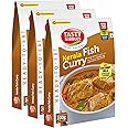 Tasty Nibbles Ready to Eat Kerala Fish Curry with Coconut Milk Pouch[Pack of 3]|Open Heat & Eat | No Food Additives Added | Japanese Retort Technology, 200 gram