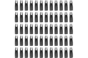 PATIKIL Archery Arrows Nocks, Plastic Glue on Arrow Nock Replacement for Hunting Arrows Compound Bow Recurve Bow