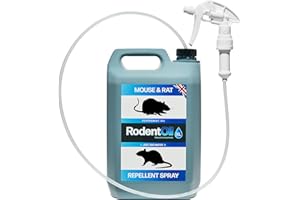 EFA INTERNATIONAL Rodent Oil XL, Mouse Repellent & Rat Repellent Spray, 200ml High Strength Peppermint Oil Based Concentrate, XL Spray kit – just add Water