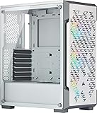 Corsair iCUE 220T RGB Airflow Gehärtetes Glas Mid-Tower ATX Smartes Gaming Gehäuse, weiß