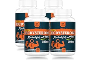 ‎SOLAVICA Beta-Ecdysteron-Ergänzungsmittel 1200 mg pro Portion – 98% Maximale Reinheit von Ecdysteron (240 Kapseln)