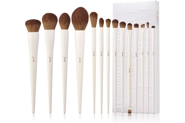 Jessup Pinceaux Maquillages 14pcs Set Pinceaux Maquillage Brosse Maquillage Pinceau Fond de Teint Poudre Contour Fard Paupières Surbrillance Blush Correcteu Sourcil Liner Cheveux Synthétiques T329