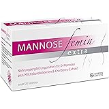 Mannose Femin Extra - Mit D-Mannose, Milchsäurebakterien & Cranberry Extrakt für Frauen I kein Pulver I 100% natürlich + vega