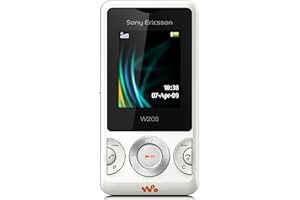 Sony Ericsson W205 Handy (TFT-Farbdisplay mit 65.000 Farben, 1.3 MP Kamera, integrierter Walkman Player) creamy white
