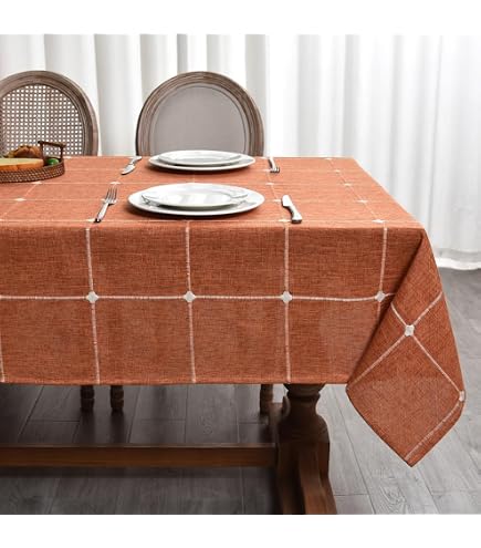 Nappe - Effet lotus déperlant - Gris - 140x180 cm - Polyester de haute qualité - Maison