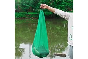 Lawaia Portátil, pequeño, Simple, Protector de Peces, fácil de Instalar, Bolsa de Red para Peces, pequeña Bolsa de Red, pequeña Bolsa Tejida de Nailon, Longitud 50CM-120CM