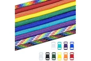 PARACORD PLANET 550lb Type III Paracord Combo Crafting Kits with Buckles