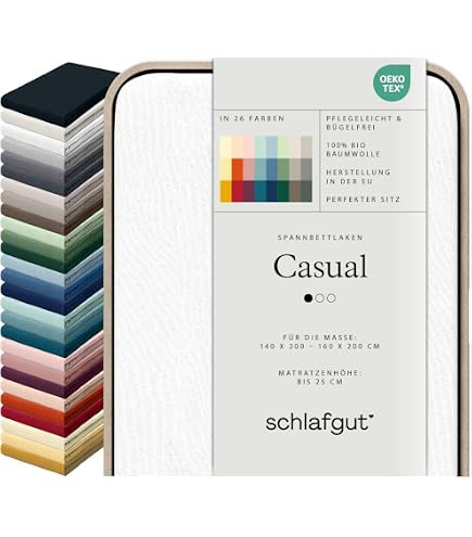 Spannbettlaken Für Topper In 180x200 Cm – Weiches Baumwoll-Jersey Mit Elasthan, Öko-Tex Zertifiziert