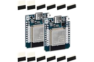 ‎HEEMOL 2 Stück für ESP32 Mini NodeMCU WiFi Bluthooth Modul Entwicklungsboard CH9102F Chip kompatibel mit Arduino IDE