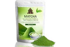 AURUM GOURMET TOOLS Aurum® 200g Deluxe Matcha Orgánico Mezcla Ceremonial Auténtico Té Verde Latte Smoothie Mocha Matcha de Primera Cosecha Japonés en Polvo de Grado Ceremonial de Kagoshima Japón