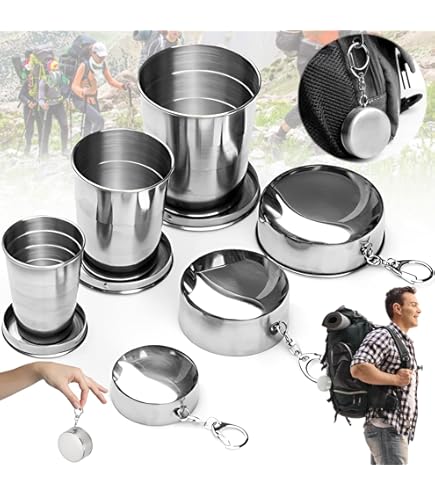 Set Cucina Da Campeggio Per 2 Persone - Pentola In Alluminio Con Fornello Pieghevole Per Trekking - Foto 8