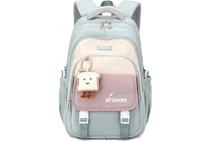 DivingBirds Mochila Escolar Niña, 32L Grande Mochilas Primaria Colegio Instituto Chica, Ergonómico | Correa de Pecho | Impermeable | Kawaii, Mochila Adolescente 8+ Años