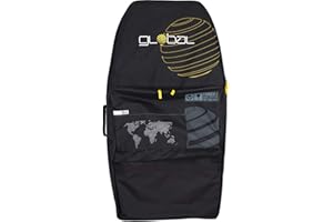 GLOBAL SURF PRODUCTS Global SX2 Double Bodyboard Bag/Backpack - 42" - Black