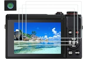 HUIPUXIANG Protection d'écran pour Canon G7X Mark III Digital 0,3 mm Haute Définition Dureté 9H [Lot de 3 ]