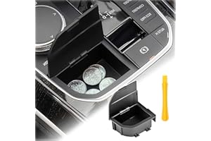 GIONAR for BMW 1 2 3 4 Series X3 X4 X5 X6 X7 F40 F44 G20 G26 G01 G02 G21 G80 G07 I4 I3 ABS Car Gear Shift Storage Box,Customized Interior Accessories,BMW Accessories Organizer for Console Modification