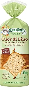 Mulino Bianco Pan Bauletto Cuor di Lino 400 g
