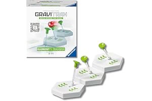 Ravensburger - Gravitrax Transfer | Circuito Canicas Con 4 Piezas | Rompecabezas Niños Con Canicas | Juegos Para Niños De 8 Años | Juegos Mesa Compatibles Con Todos Los Gravitrax