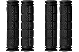 PLATT poignées de vélo ergonomiques en Caoutchouc Souple antidérapant 22mm, poignée de Guidon pour vélos et Scooters pour Enfants 115MM