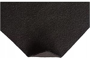 TAPHICEROS Tessuto In Feltro, Nero, 250cm x 150cm 2 mm, Feltro Agugliato Superflex, Al Metro, Cucito Fai Da Te, Adatto Per Mobili Cornici DIY Auto