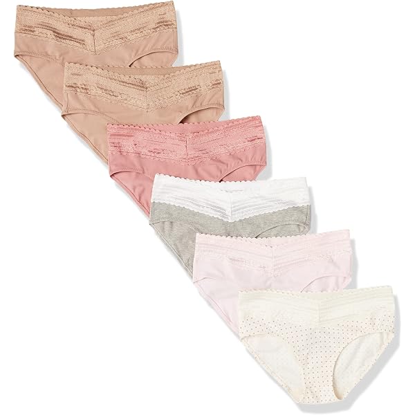 Warner's Damen-Slip „No Pinch No Problem“ – Weiche Mikrofaser, Breiter Bund