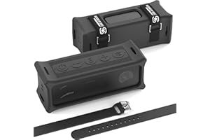 SIKAI Silicone Case for Anker Soundcore 3 Portable Speaker, Wearproof Protective Cover with Handle for Anker Soundcore 3 Case Speaker Dustproof (only Cover)