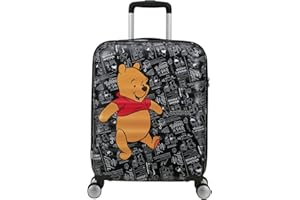 AMERICAN TOURISTER American Tourist Wavebreaker Disney FL - Spinner S, ręczny bagaż, 55 cm, 36 L, Multi -Colored (Winnie The Pucha)
