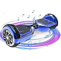 SOUTHERN WOLF Hoverboards da 6,5 Pollici con Altoparlante Bluetooth e luci a LED I Migliori Regali per i Bambini