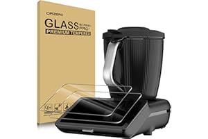 NEWZEROL 2 Stück Display Schutzglas Kompatibel für Vorwerk Thermomix TM7 Displayschutz， Folie aus Gehärtetem Glas Kratzfeste Hochauflösend 9H Ultra Klar Glas Schutzfolie
