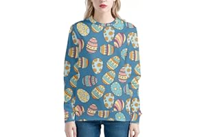 JOO MERYER JooMeryer Pull à col rond Van Gogh Nuit étoilée 3D pour femme