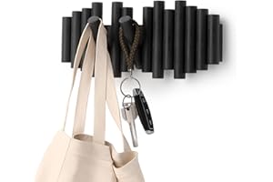 Umbra Picket Rail Hook for Entryways, Black