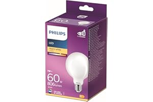 Philips Lighting 76469200 LED EEK A++ (A++ -E) E27 kształt kuli 7 W = 60 W ciepła biel (Ø x dł.) 9,5 cm x 14, 1 sztuka (1 opakowanie)