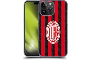 Head Case Designs Licenza Ufficiale AC Milan Home Kit per Stemma 2025/26 Custodia Cover Dura per Parte Posteriore Compatibile con Apple iPhone 15 PRO Max