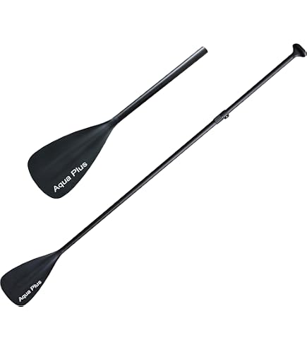 Aqua Marina Charbon Pro SUP Pagaie 3 Pièces – Ultra Légère 725g, Carbone/Verre, 180-210cm, Système Anti-Torsion