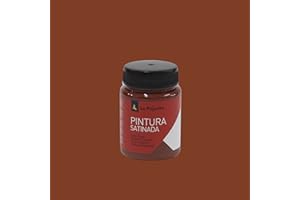 La Pajarita 111116 Pintura para Decoración y DIY, Satinada, 1, Rojo (Oxido)
