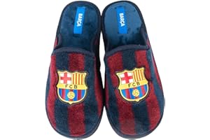 MARPEN SLIPPERS Dogo Rayas Barcelona, Pantuflas Unisex Adulto